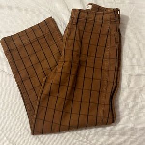 Madewell Emmett slim wide leg crop